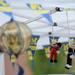 Ohio State mascot stuffed toys hang from a tent as fans tailgate before the start of the season home opener against Central Michigan at Michigan Stadium on Saturday, August 31, 2013. Melanie Maxwell | AnnArbor.com
